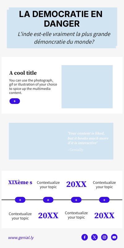 Infographie interactive basique