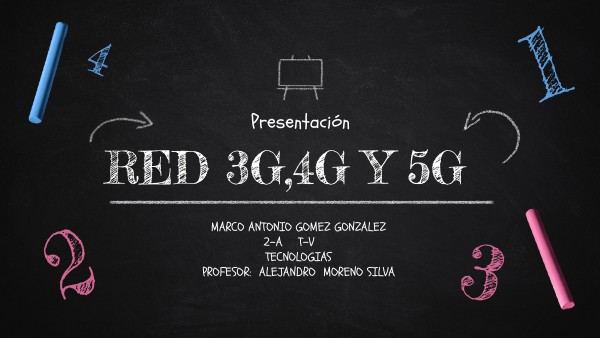 las redes 3G,4G Y 5G