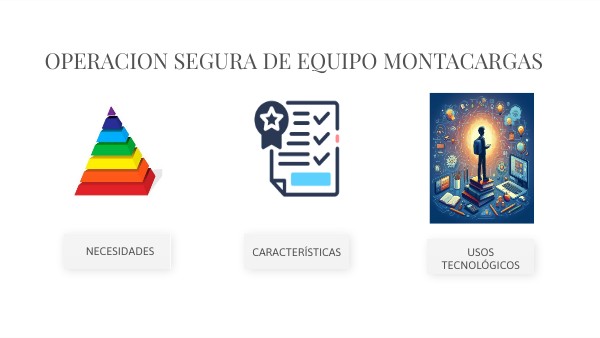 PLAN DE FORMACION OPERADOR DE MONTACARGAS