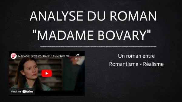 Analyse "Madame Bovary"