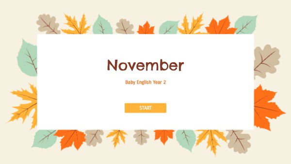 3 November Baby English Year 2