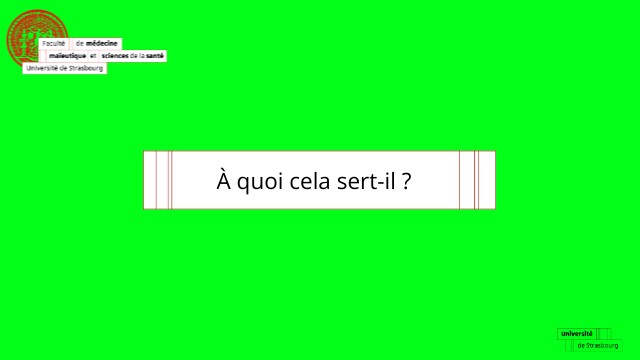 À quoi cela sert-il
