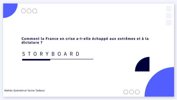 Story board histoire | Genially