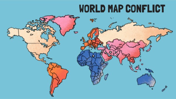 WORLD MAP LANGUAGES