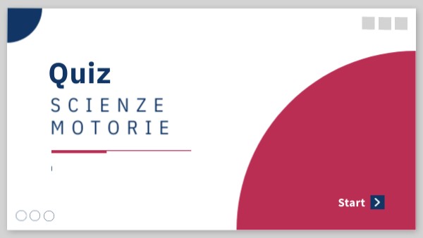 Quiz Scienze Motorie