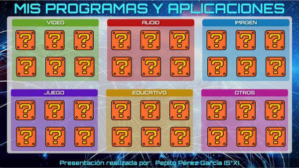 Mis programas y aplicaciones