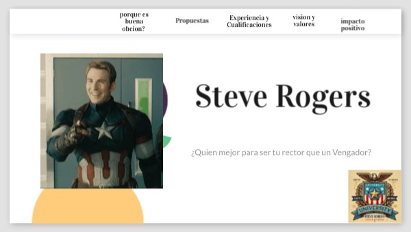 Steve Rogers como Rector