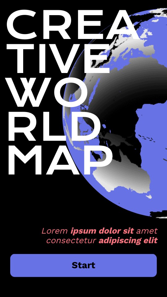 CREATIVE WORLD MAP