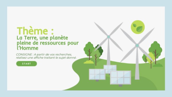 Présentation affiches