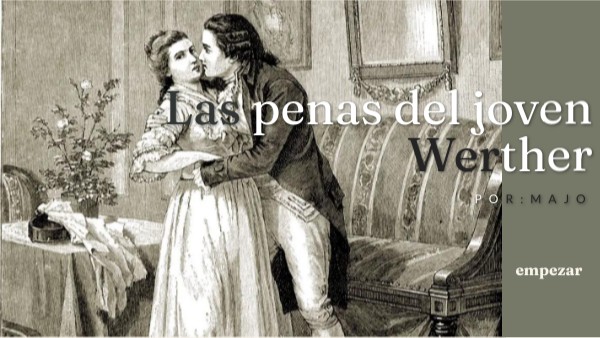 Las penas del joven werther