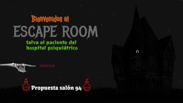 Escape Room Terror(hospital psiquiátrico matemático )