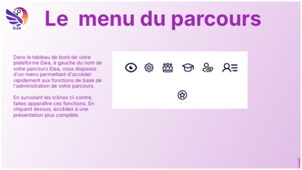Le menu contextuel [Elea]