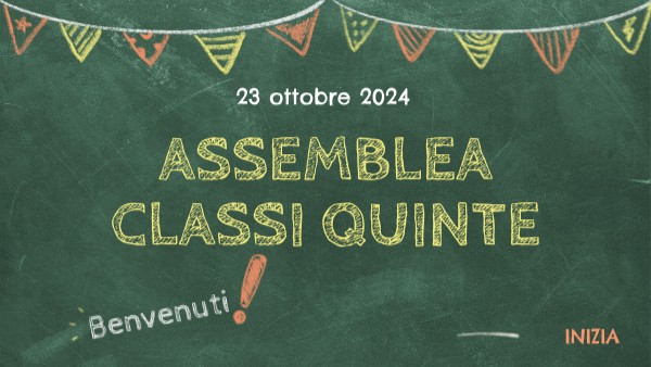 VALE ASSEMBLEA CLASSI QUINTE  23.10.24