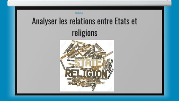 Elèves 1HGGSP3 Etats et Religions