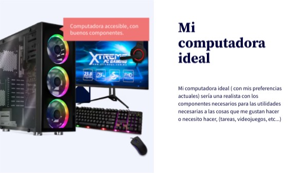 Mi computadora ideal