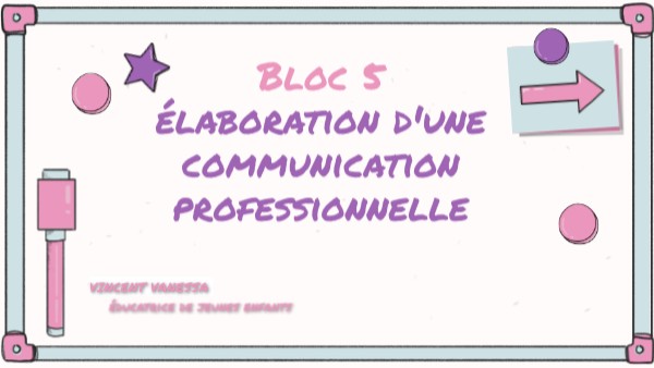Présentation BLOC 5 | Genially