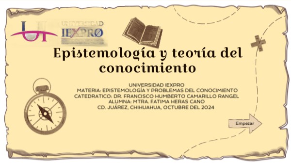 EPISTEMOLOGIA Y TEORIA DEL CONOCIMIENTO