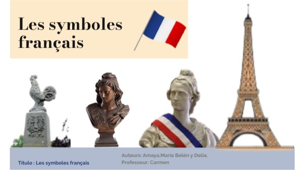 LES SYMBOLES DE FRANÇAIS