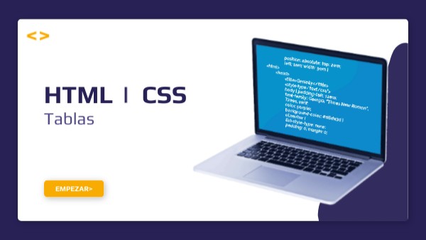 Tablas HTML y CSS
