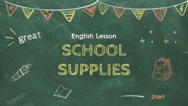 School Supplies | Genially