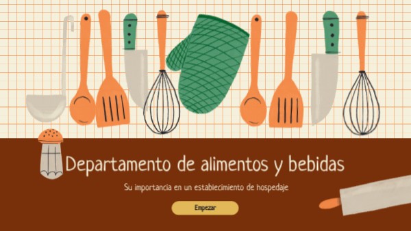 Departamento de alimentos y bebidas