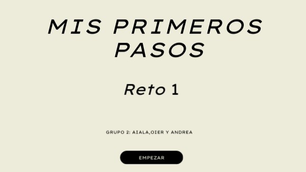 Reto 1 | Genially