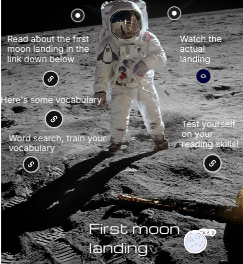 First man on the moon | Genially