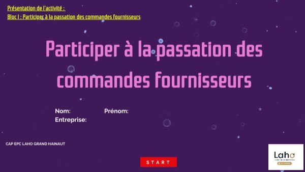 Bloc 1 : Participer