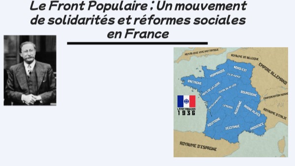 Le Front Populaire en France