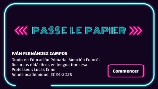 Passe le papier | Genially