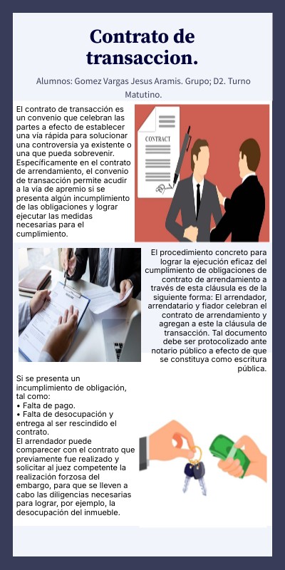 Contrato de transacción