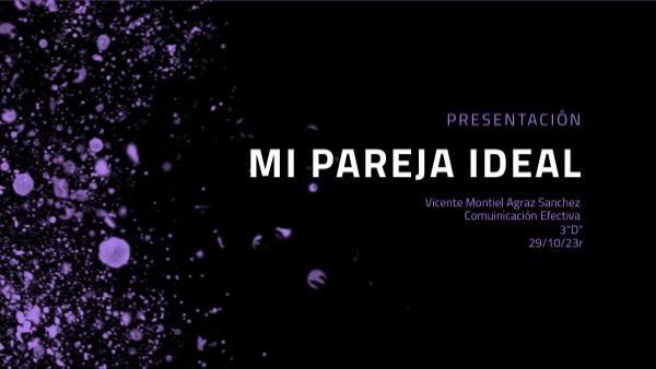 Presentación Mi pareja Ideal | Genially