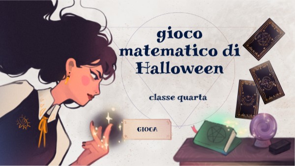 gioco matematico di halloween classe 4^