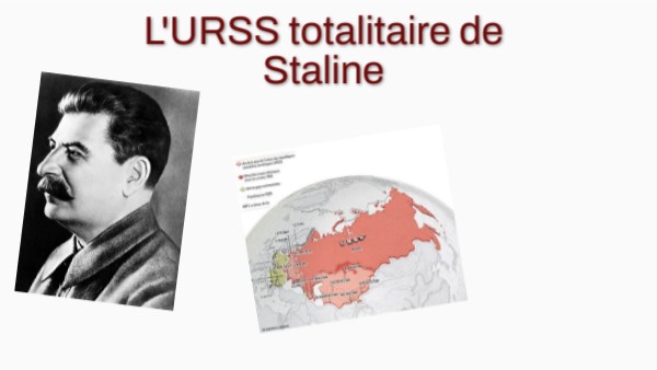 Copie - L'urss totalitaire de Staline