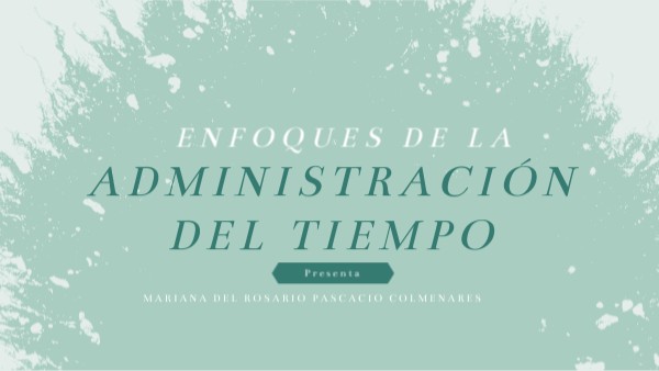 ADMINISTRACION DEL TIEMPO