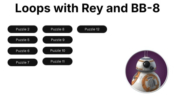 Loops with Rey and BB-8