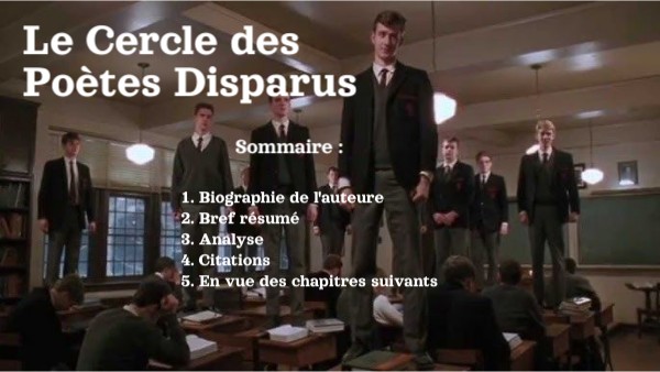 Le Cercle Des Poètes Disparus Analyse Philosophique