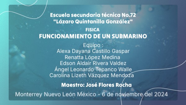 Presentación Submarino