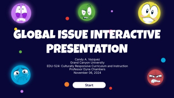 Global Issue Interactive Presentation | Genially