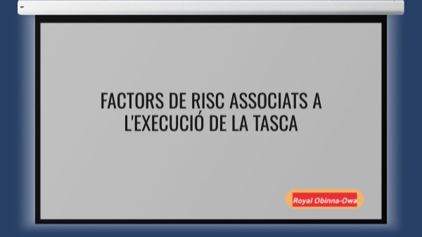 Factors de risc associats a l'execució de la tación
