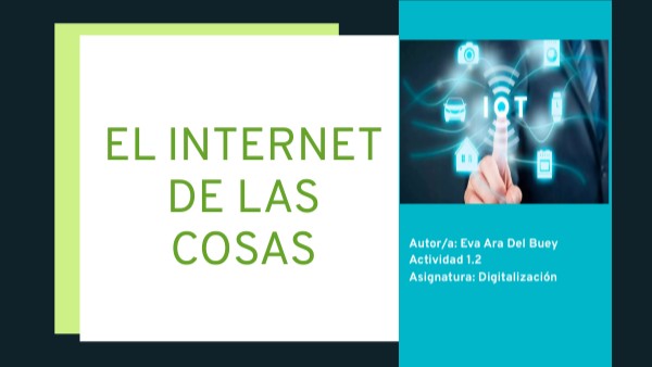 EL INTERNET DE LAS COSAS