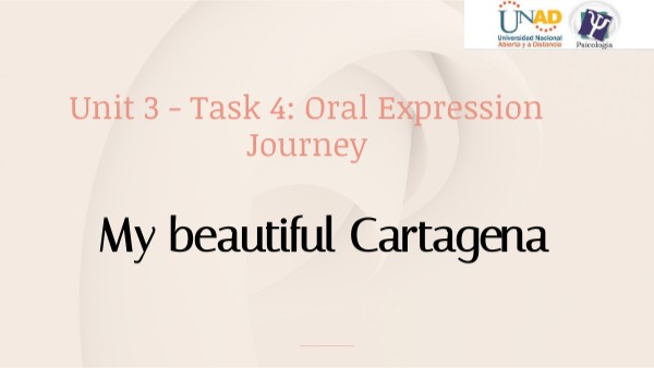Unit 2 - Task 4: Oral Expression Journey | Genially