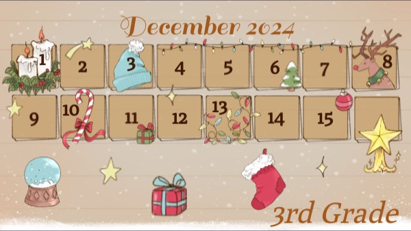 December 2024 - 3rd Gr RLA