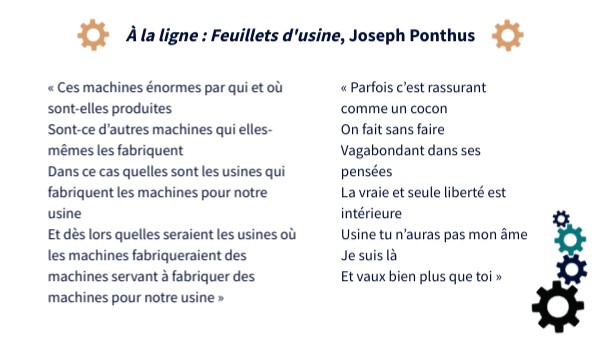 A la ligne - Ponthus