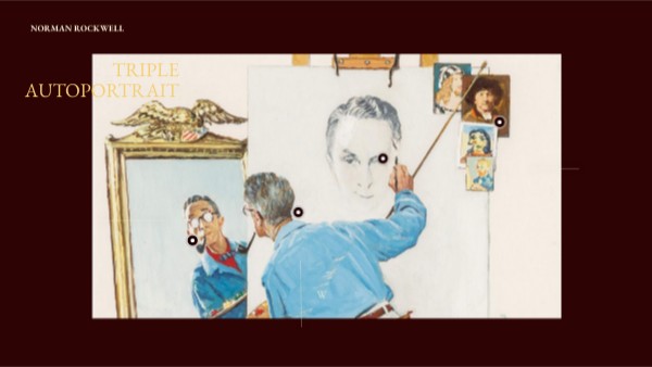 Triple Autoportrait, Rockwell