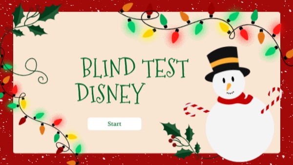blind test disney 4 | Genially