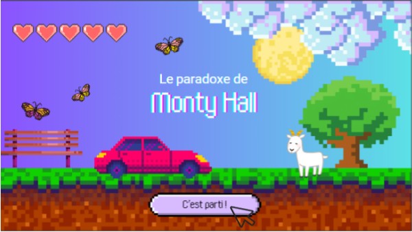 Le paradoxe de Monty Hall intéractif