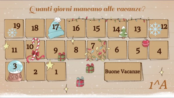 1A, quanto manca alle vacanze?