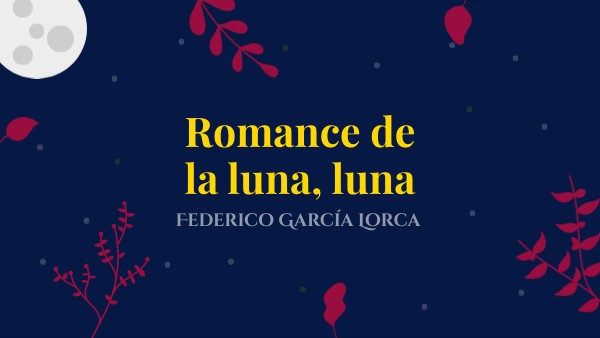 Romance de la luna, luna