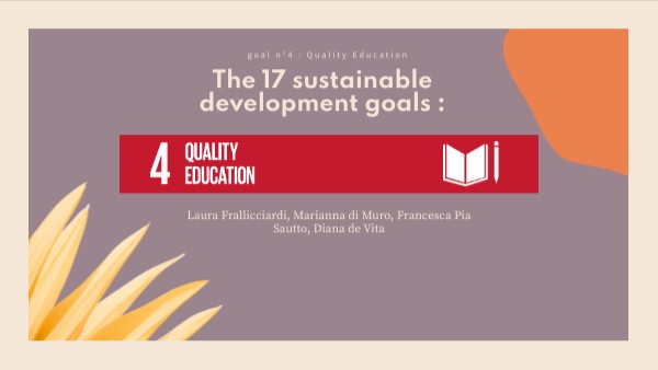 4 Quality Education | Genially